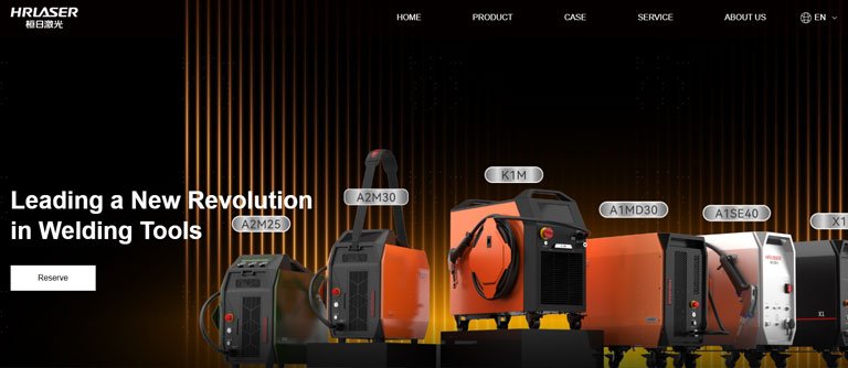 Koolaser homepage showcasing advanced laser welding technology