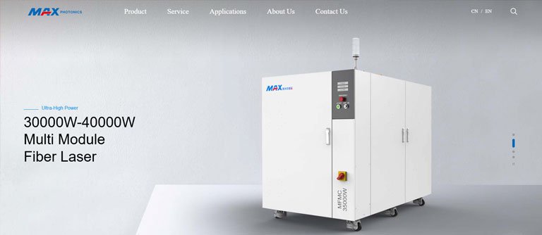 Maxphotonics high-power fiber laser solutions for cutting, welding, and engraving